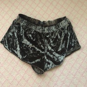 Urban Outfitters Green Velvet BDG Shorts